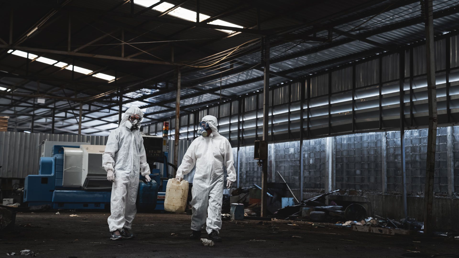 space cleaning checking chemical